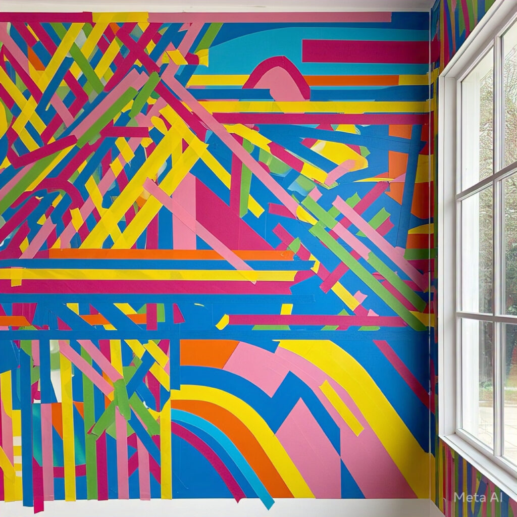 Painted Wall Patterns (With Tape)